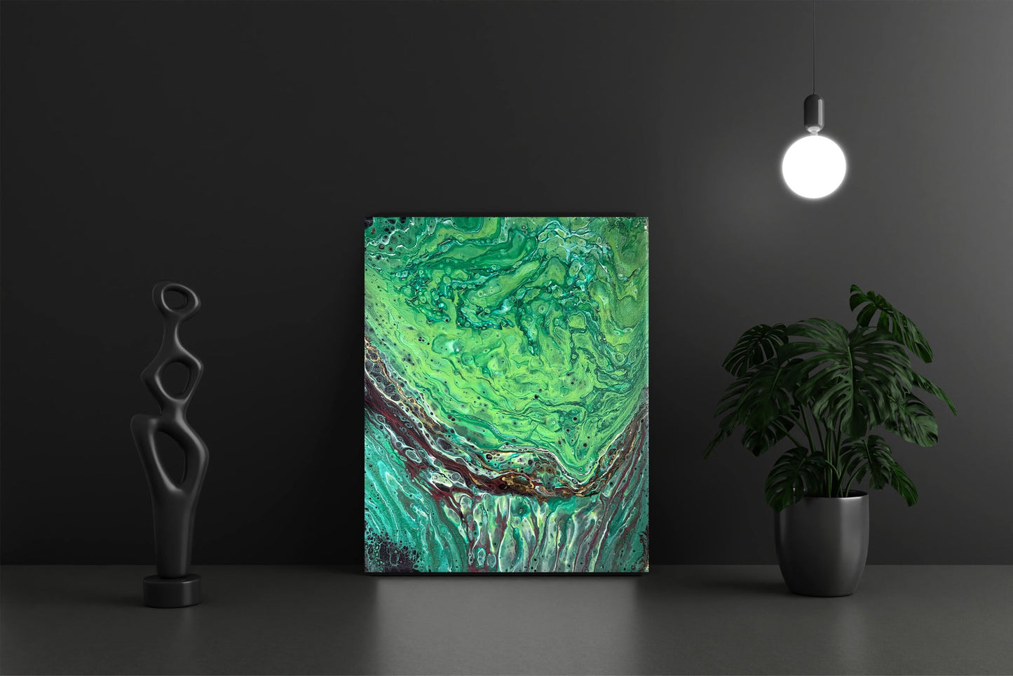 Original Abstract Painting "Quints Revenge" PWNinja