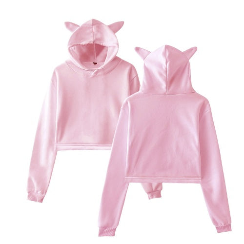Lightweight Pullover Soft Crop Hoodie PWNinja