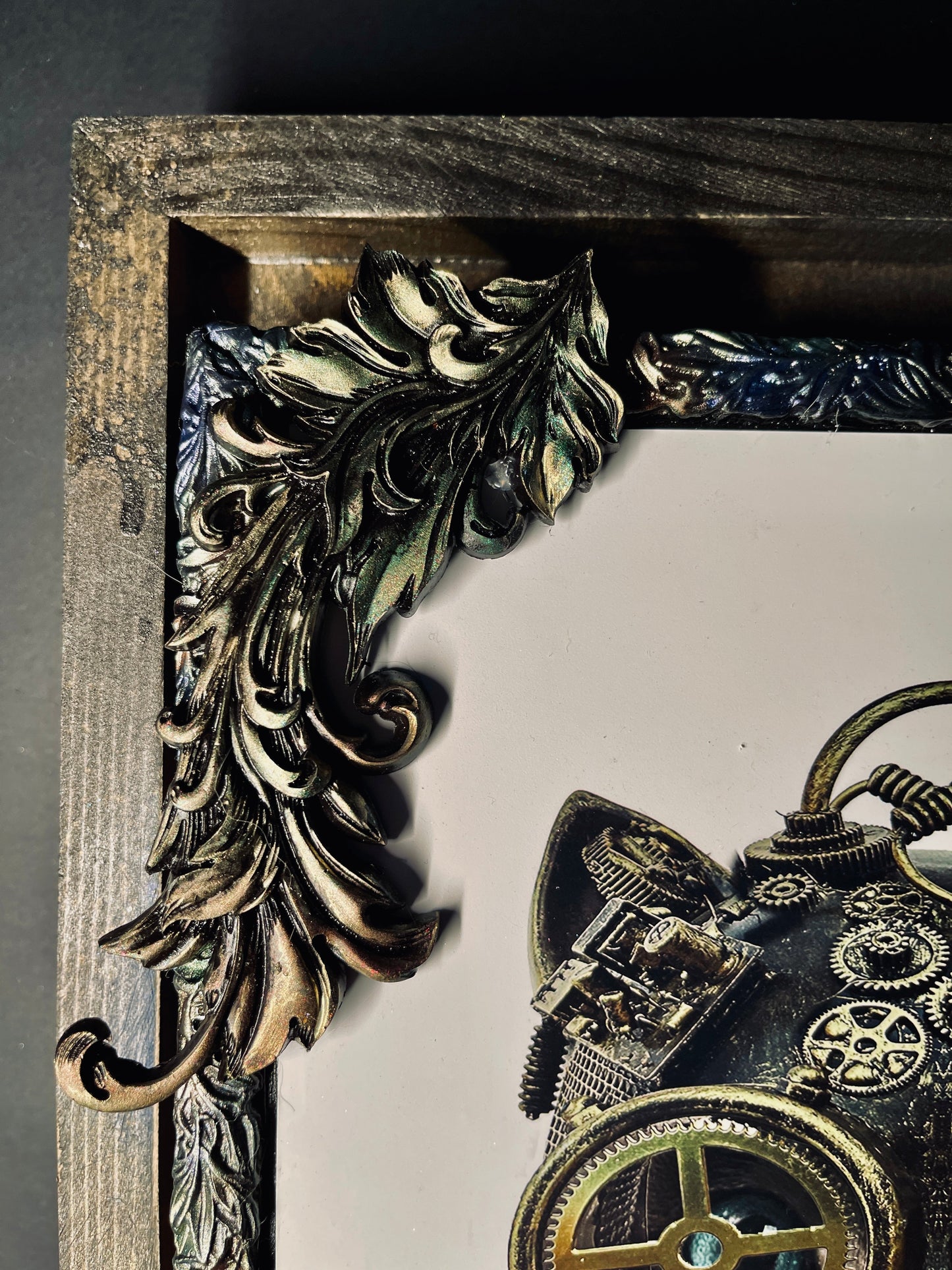 Original Mixed Media Art SteamCat PWNinja