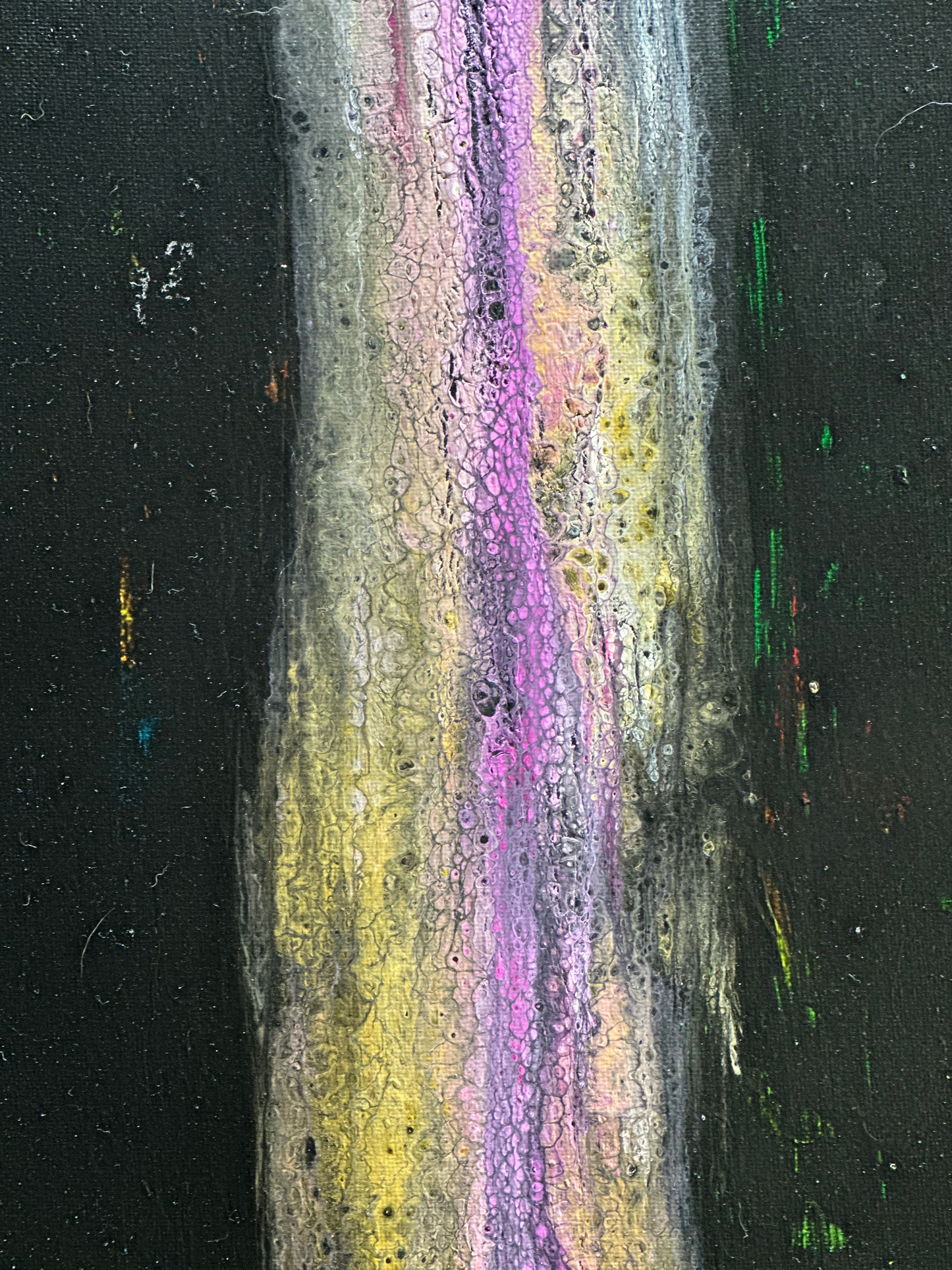 Original Abstract Painting 'Night Motion'