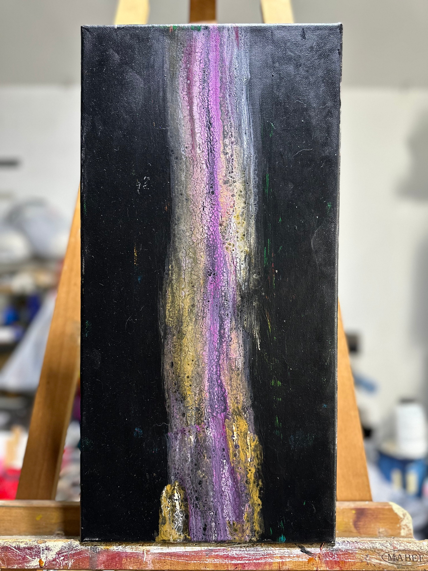 Original Abstract Painting 'Night Motion'