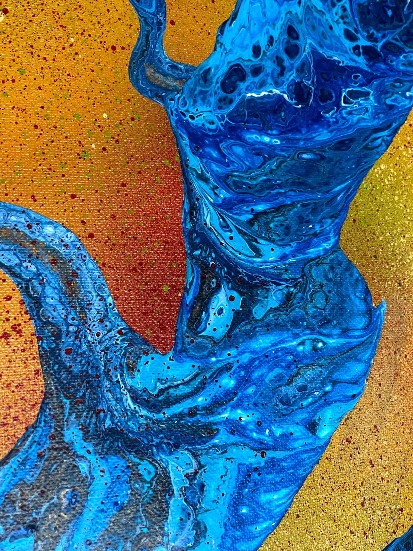 Original Abstract Painting "Plasma" PWNinja