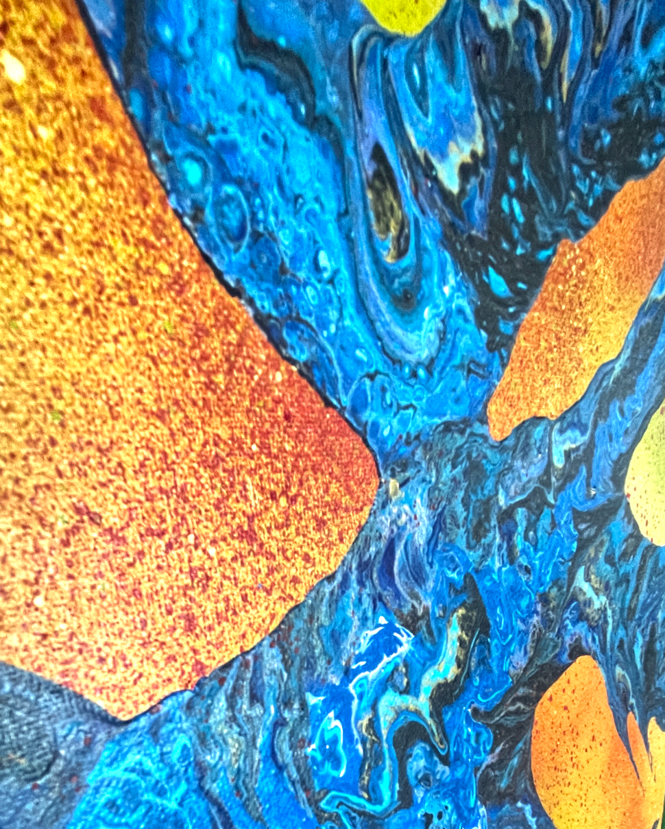 Original Abstract Painting "Plasma" PWNinja