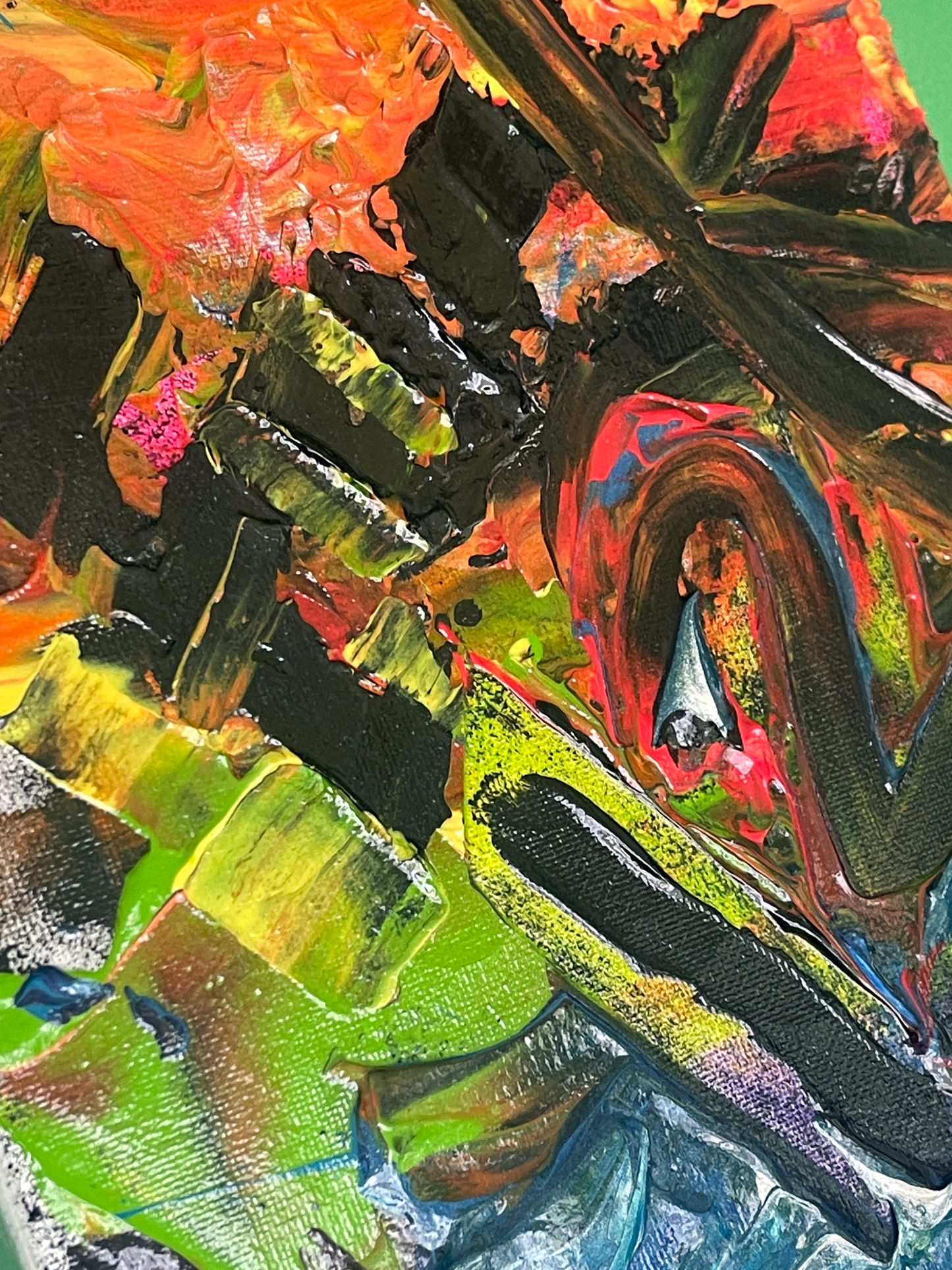 Original Abstract Painting "Kloc" By Artist Dottie PWNinja