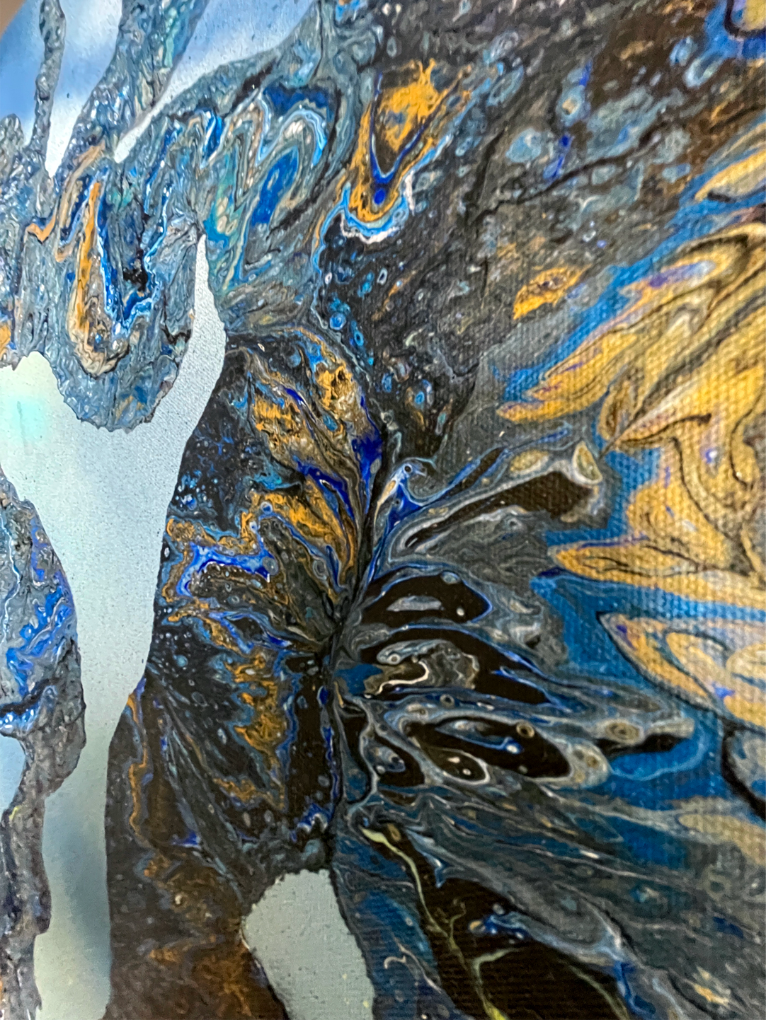 Original Abstract Artwork "River Canyon" PWNinja
