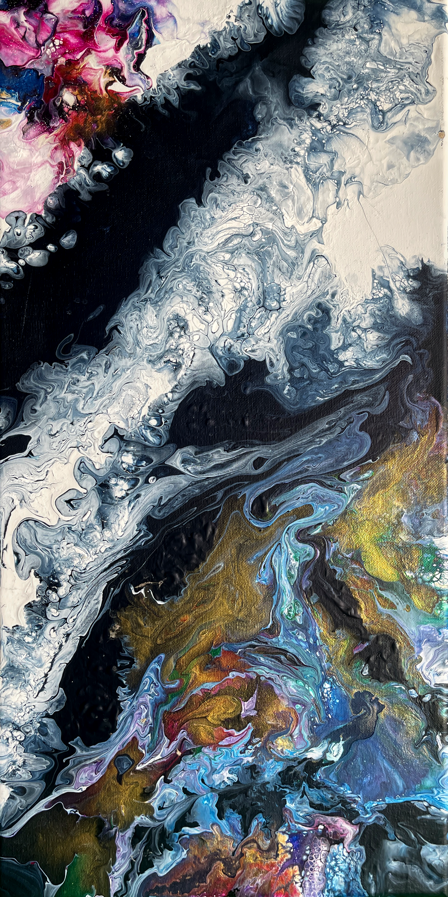 Original Abstract Painting "Dream Cumulus" PWNinja