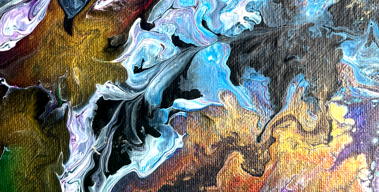 Original Abstract Painting "Dream Cumulus" PWNinja