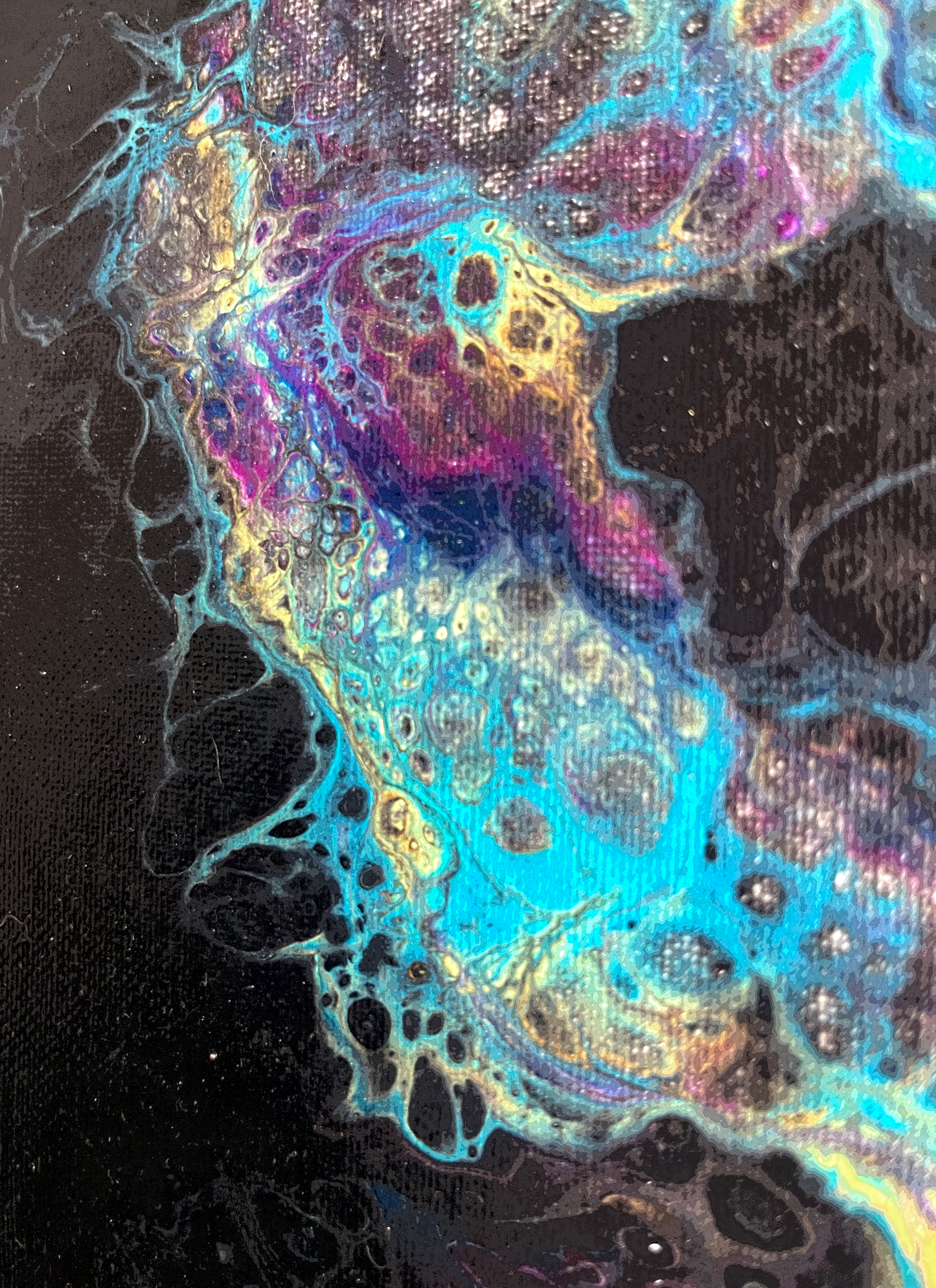 Original Abstract Painting "Nebula" PWNinja