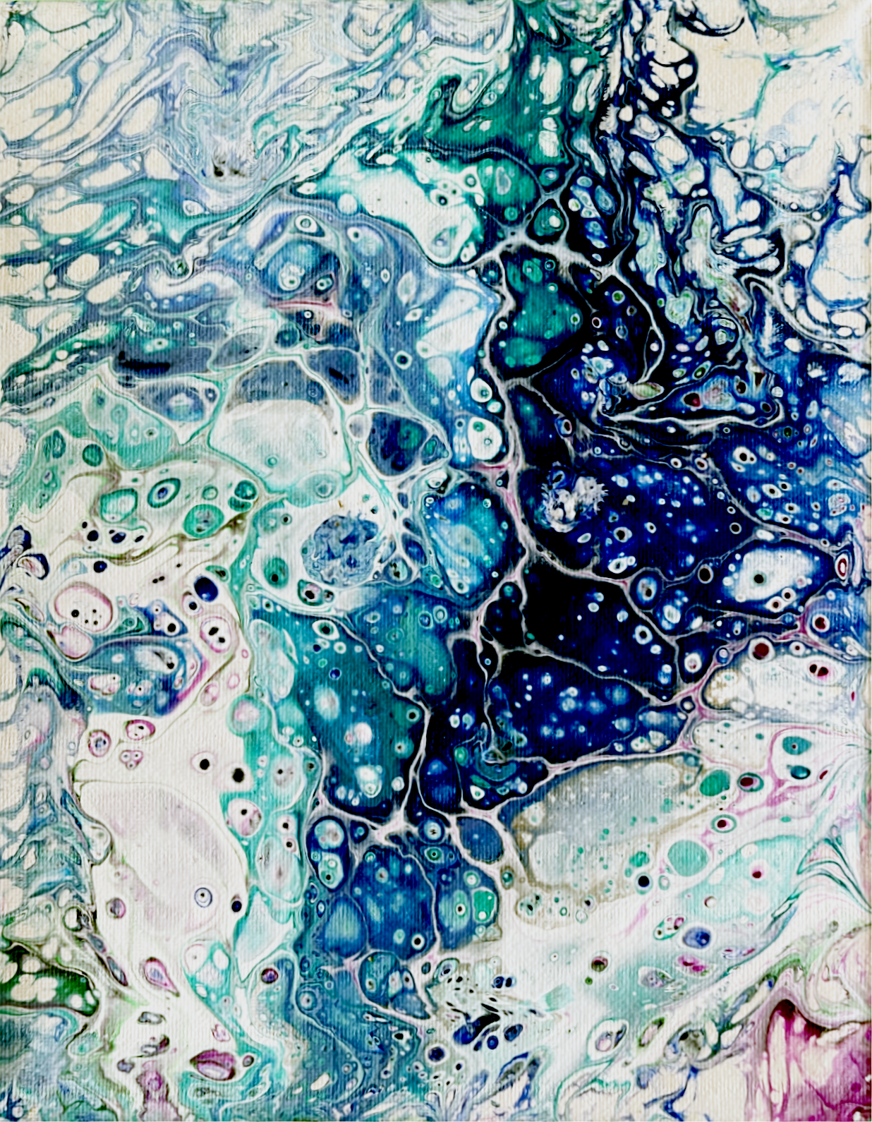 Original Abstract Painting "Artery" PWNinja