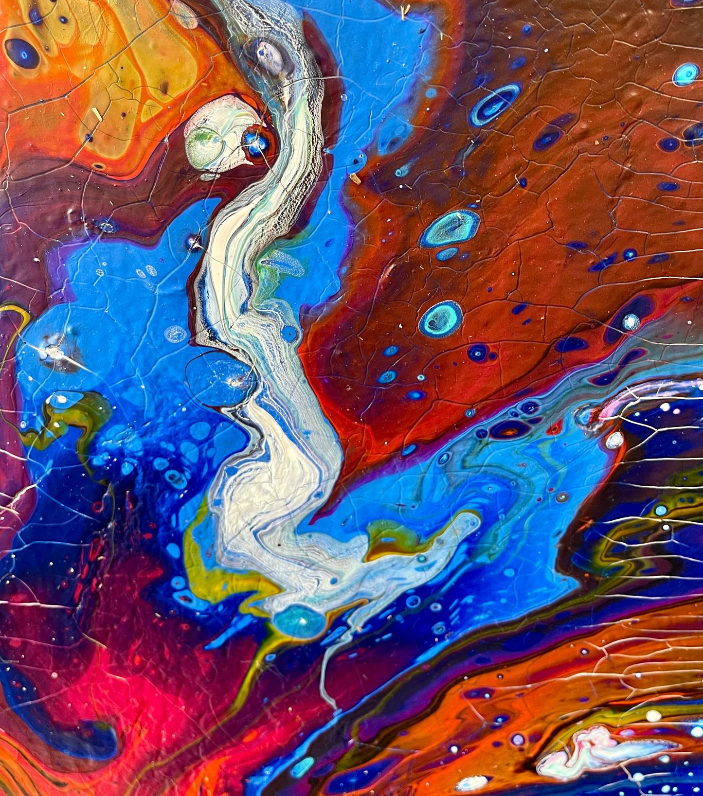 Original Abstract Painting 'Mixtape' PWNinja