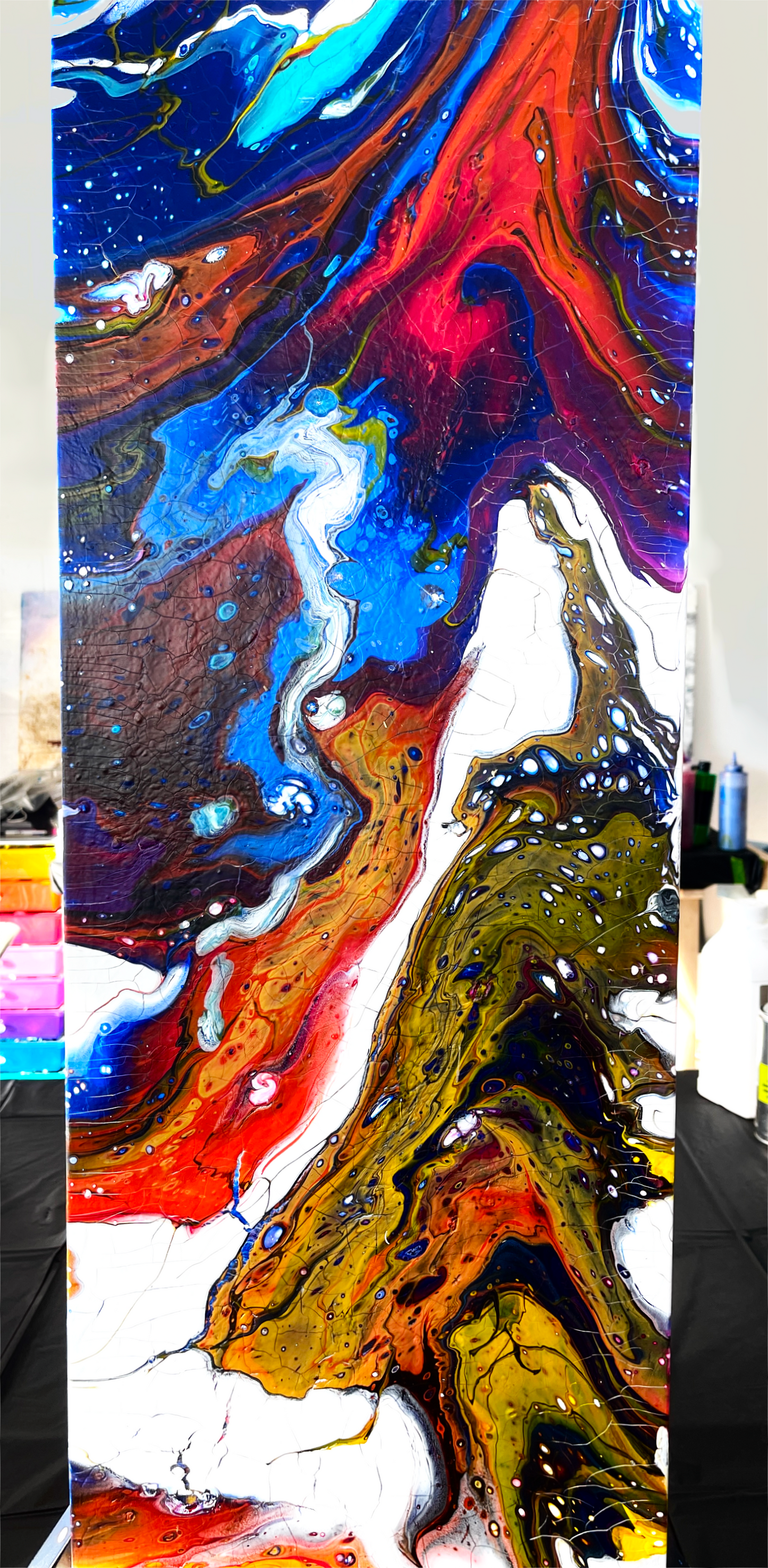 Original Abstract Painting 'Mixtape' PWNinja