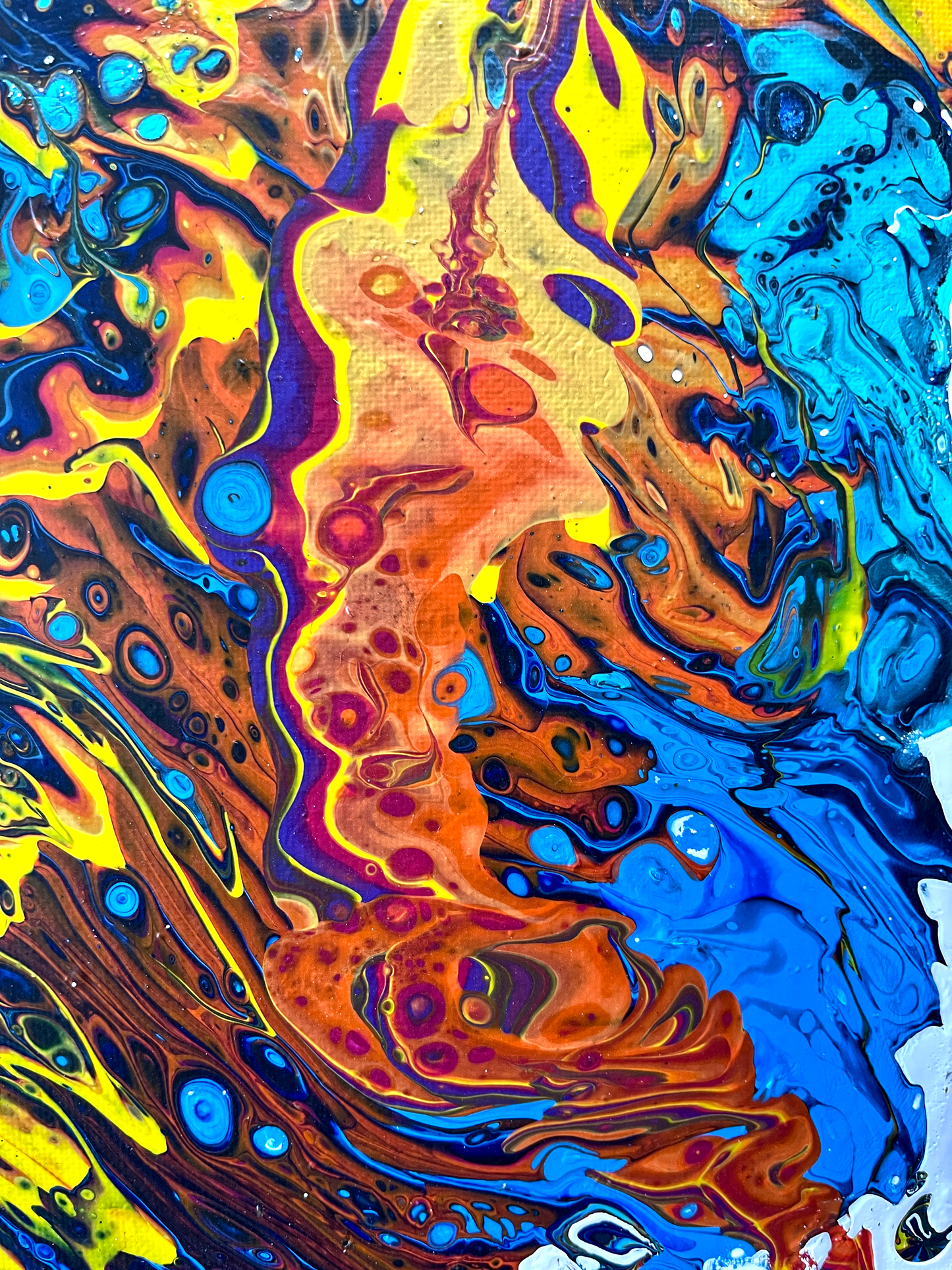 Original Abstract Painting 'Higher Nine' PWNinja