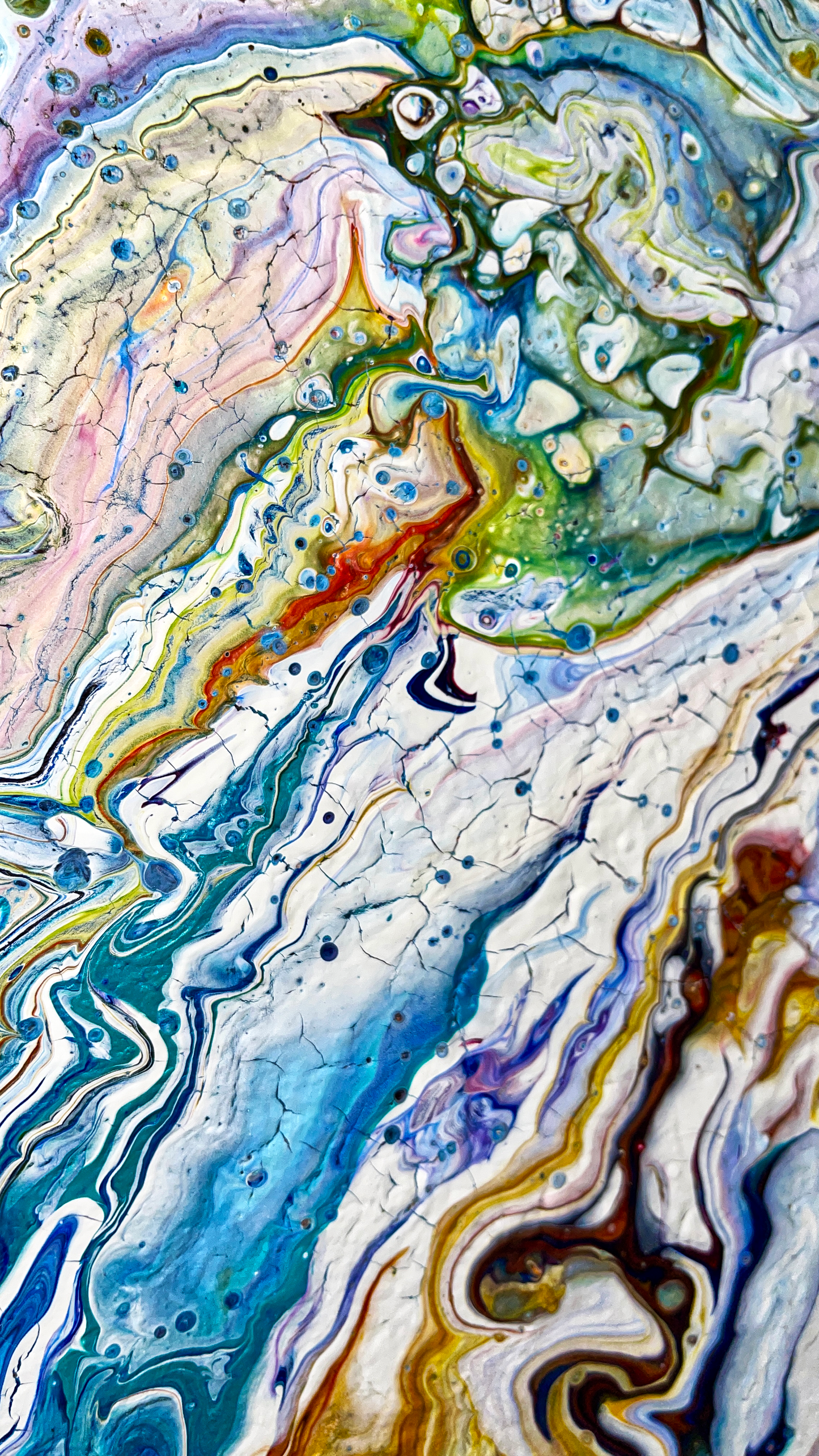 Original Abstract Painting Veneer PWNinja