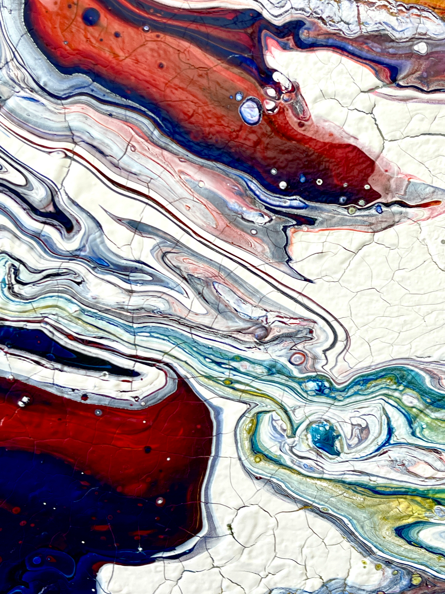 Original Abstract Painting 'Big Bang' PWNinja