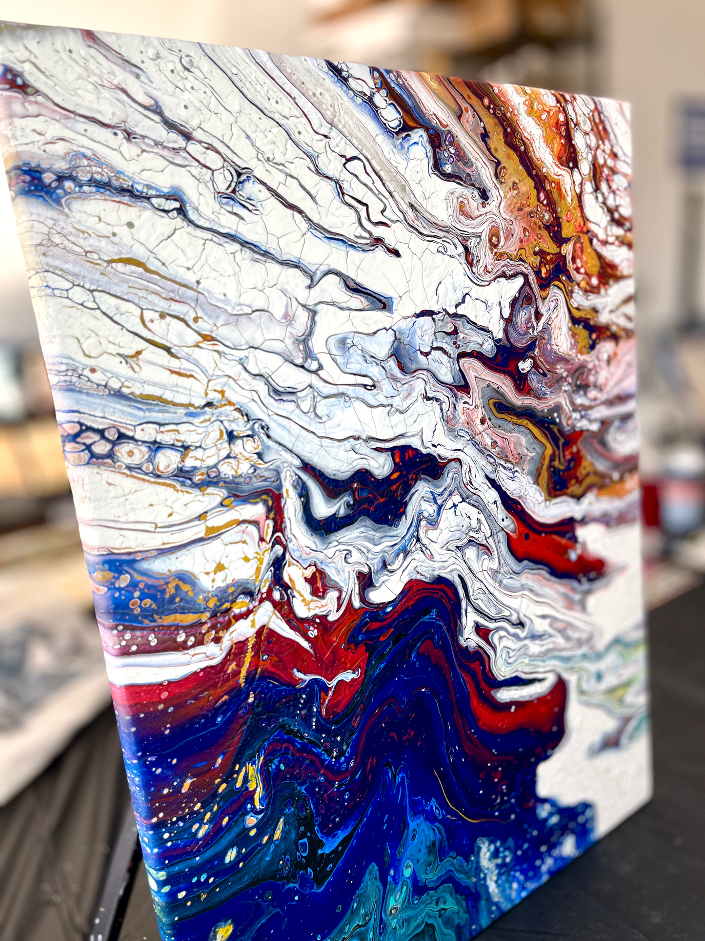 Original Abstract Painting 'Big Bang' PWNinja