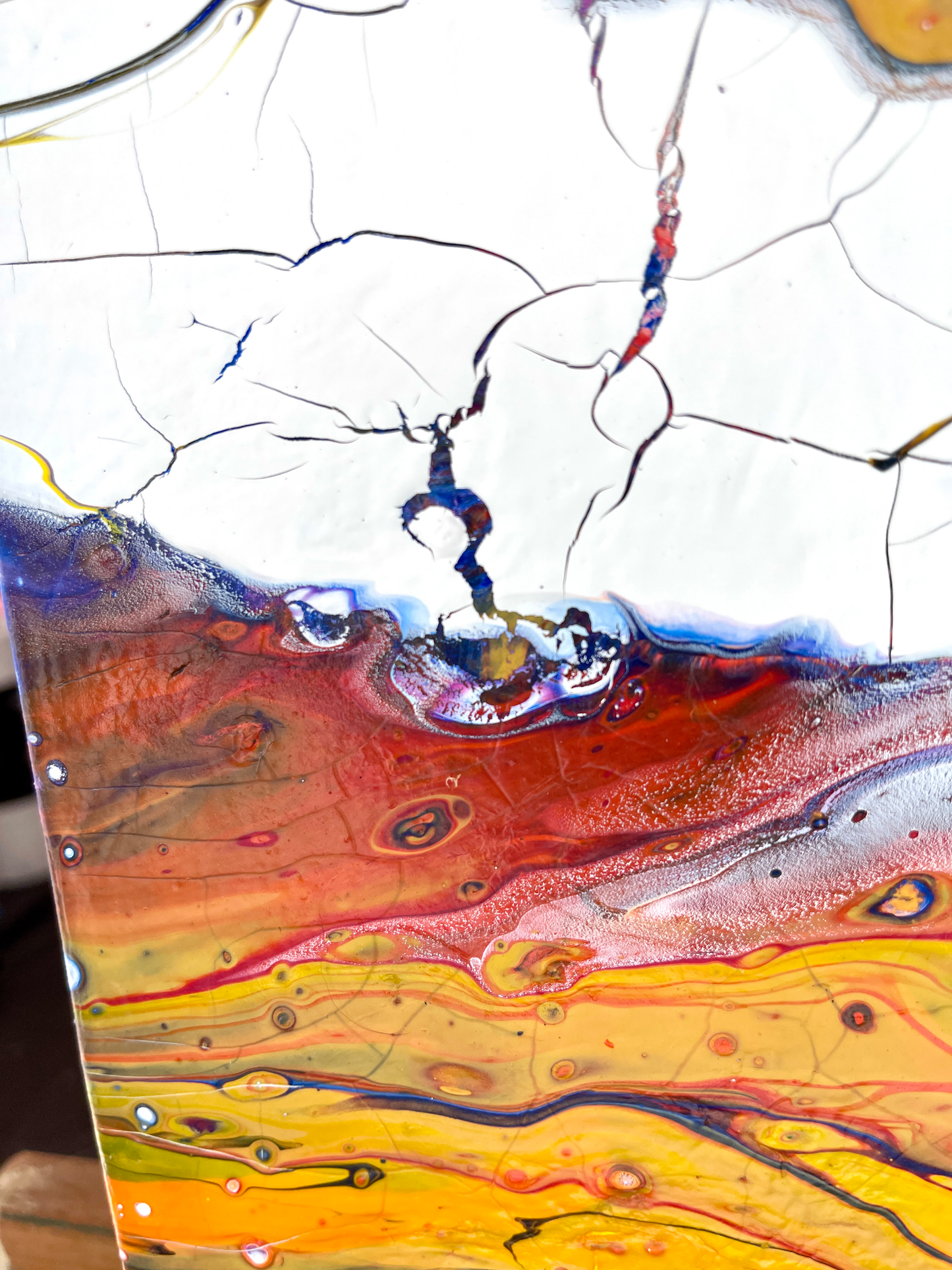 Original Abstract Painting "The View Forward" PWNinja