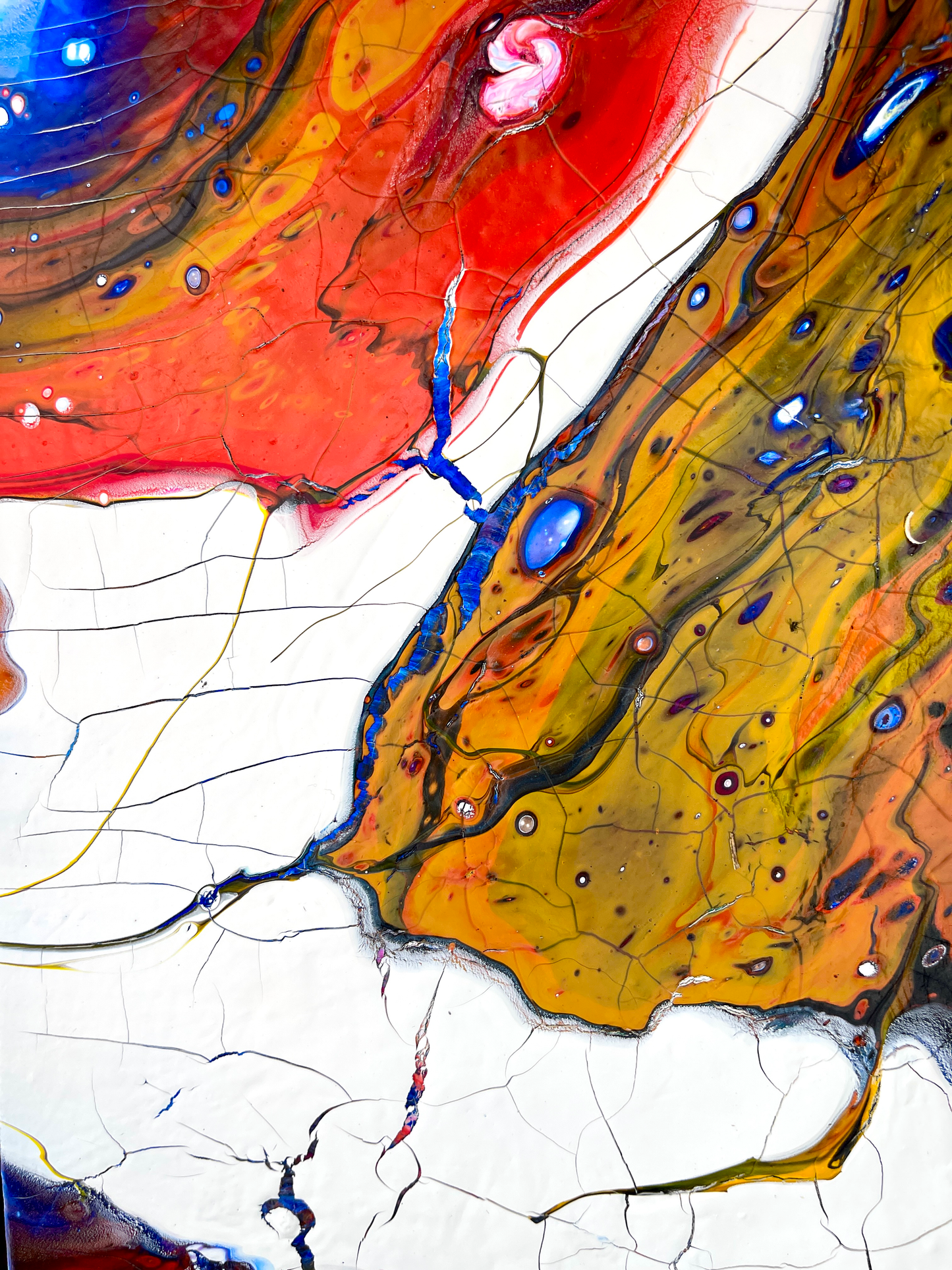 Original Abstract Painting 'Mixtape' PWNinja