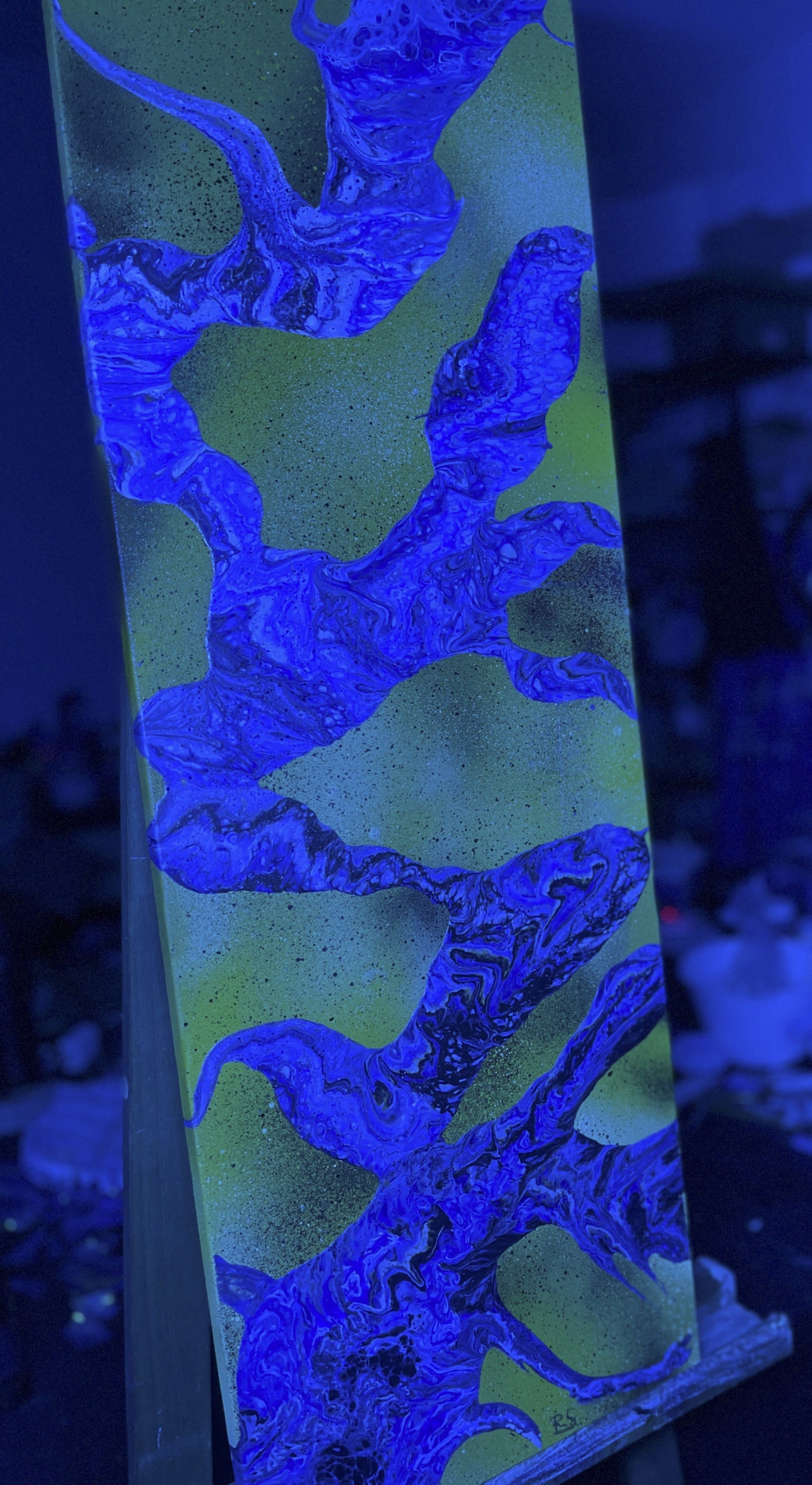Original Abstract Painting "Plasma" PWNinja