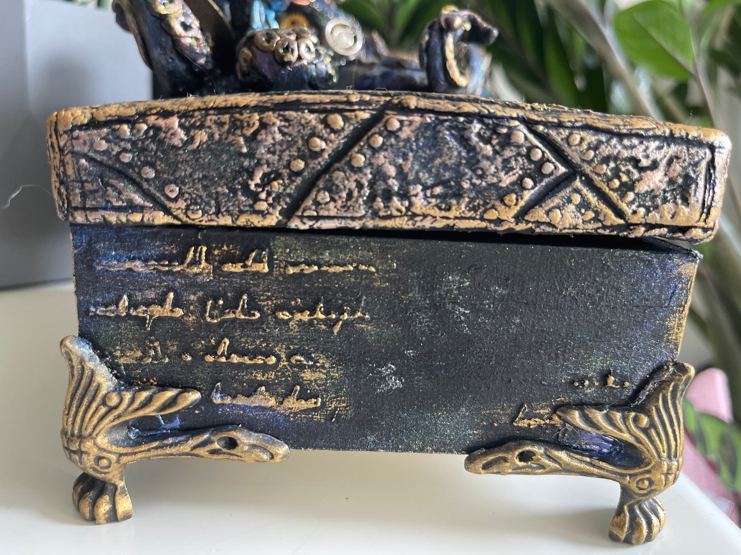 Multi Media Original Hand Sculpted Kraken Treasure Box PWNinja