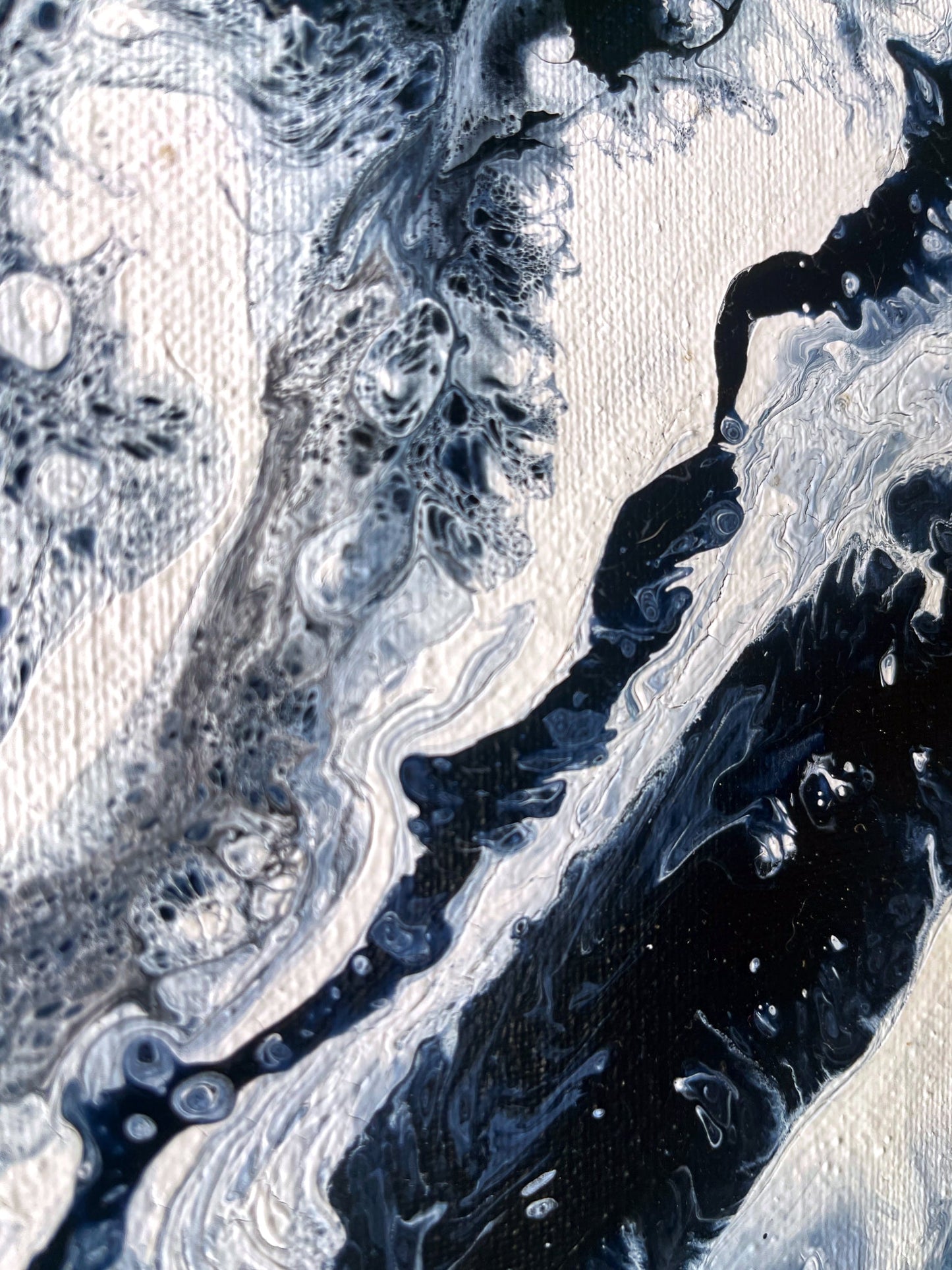 Original Abstract Painting "Payne Wave" Diptych PWNinja