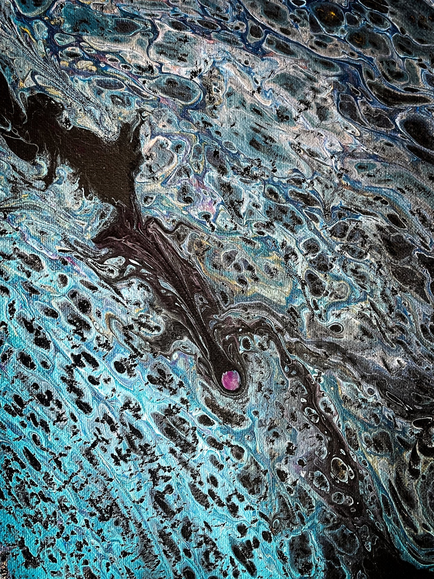 Original Abstract Painting "The Path" PWNinja