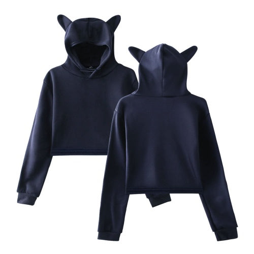 Lightweight Pullover Soft Crop Hoodie PWNinja