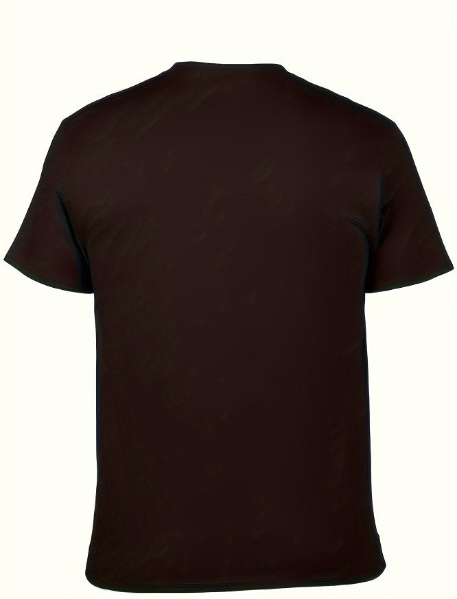 "Sky Kittens" Bat Print Graphic T-Shirt Loose Style, Crew Neck