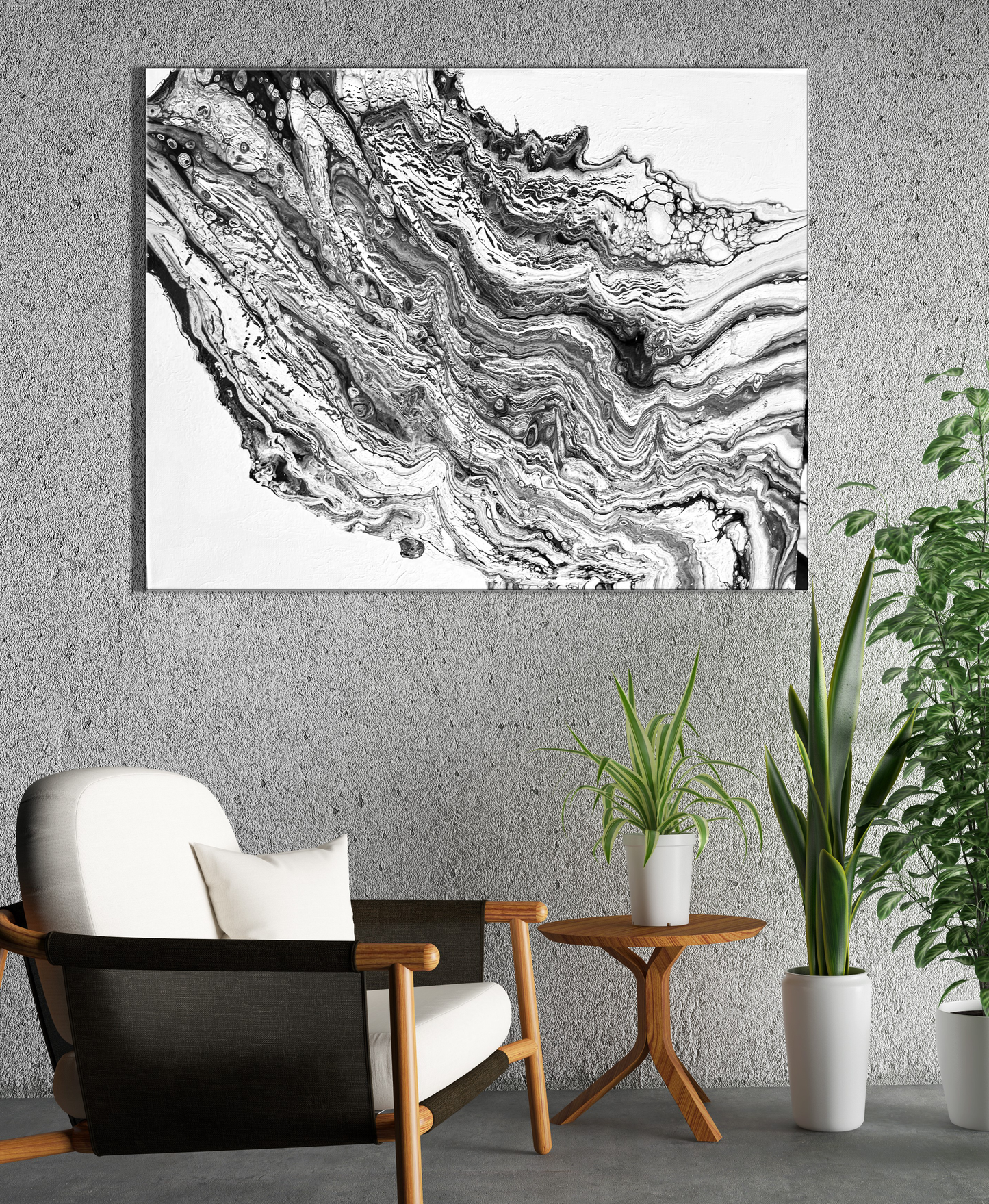 Original Abstract Painting Francesca PWNinja