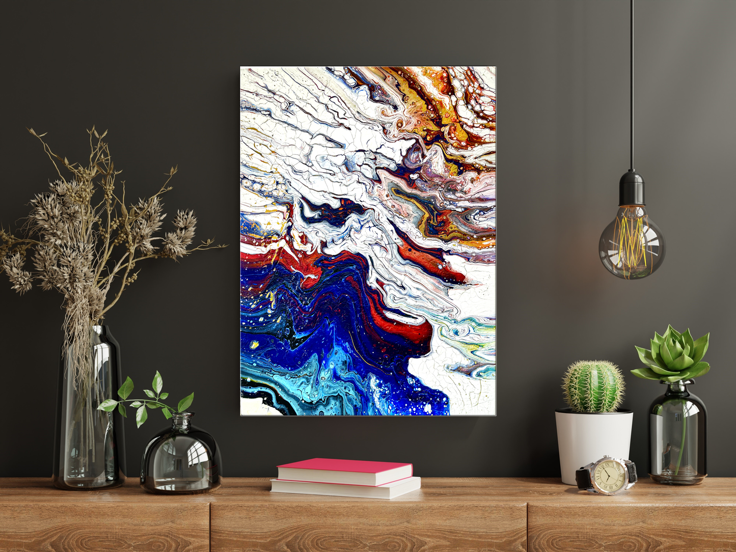 Original Abstract Painting 'Big Bang' PWNinja