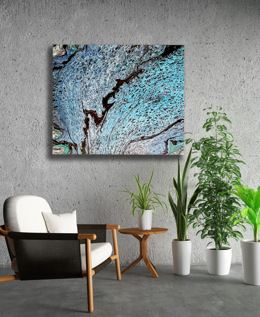 Original Abstract Painting "The Path" PWNinja