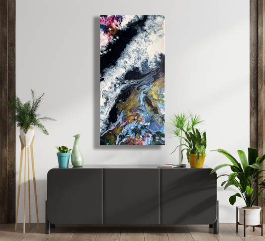 Original Abstract Painting "Dream Cumulus" PWNinja