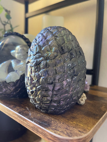 Legendary Twin Lunaras Dragon Egg with Lighted Base