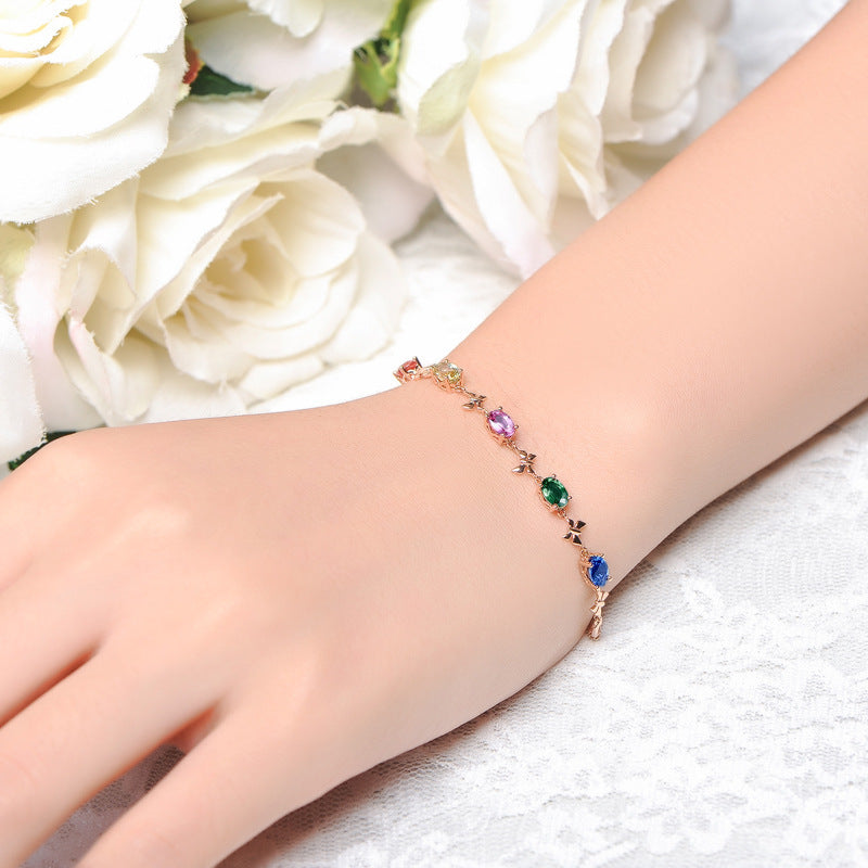 Colorful Gemstone Bracelet PWNinja