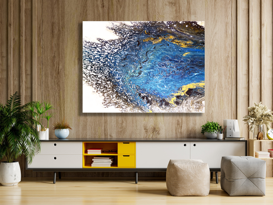 Original Abstract Painting "Dust" PWNinja