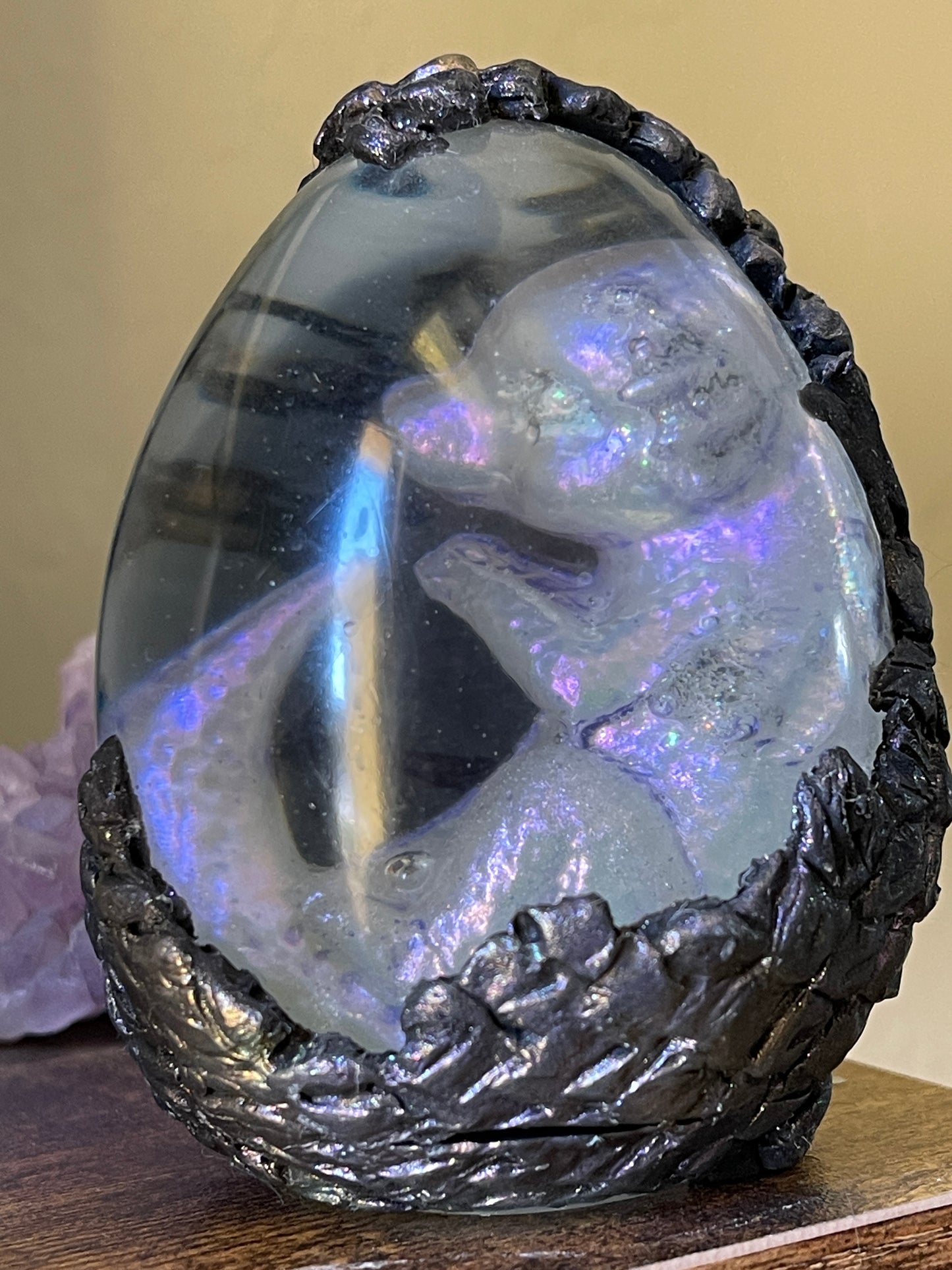 Legendary Twin Lumira Dragon Egg with Lighted Base