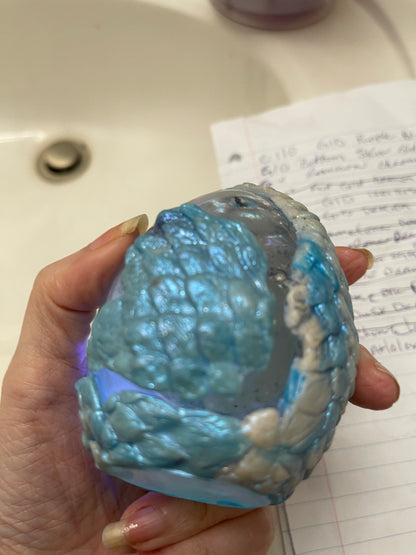 Handmade Resin Dragon Egg – One of a Kind Galexis