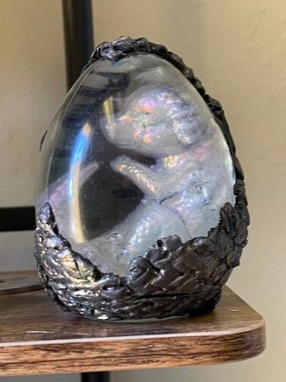 Legendary Twin Lumira Dragon Egg with Lighted Base