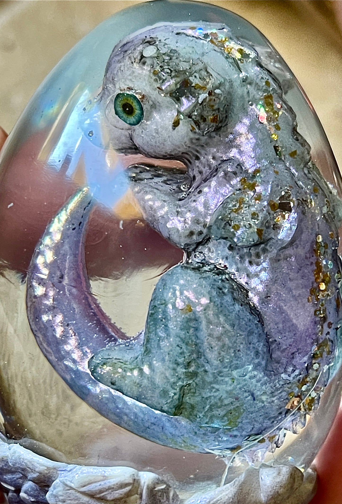 Jormlet Legendary Dragon Egg with Lighted Base