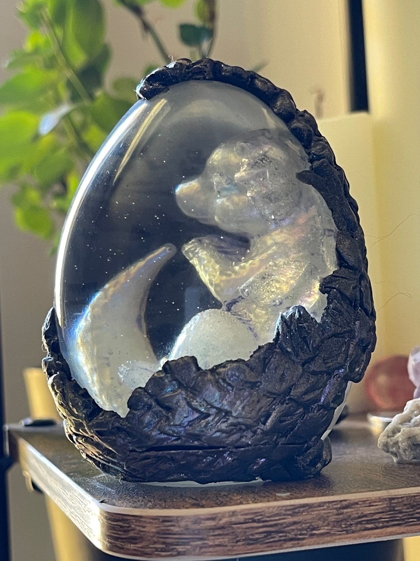 Legendary Twin Lumira Dragon Egg with Lighted Base