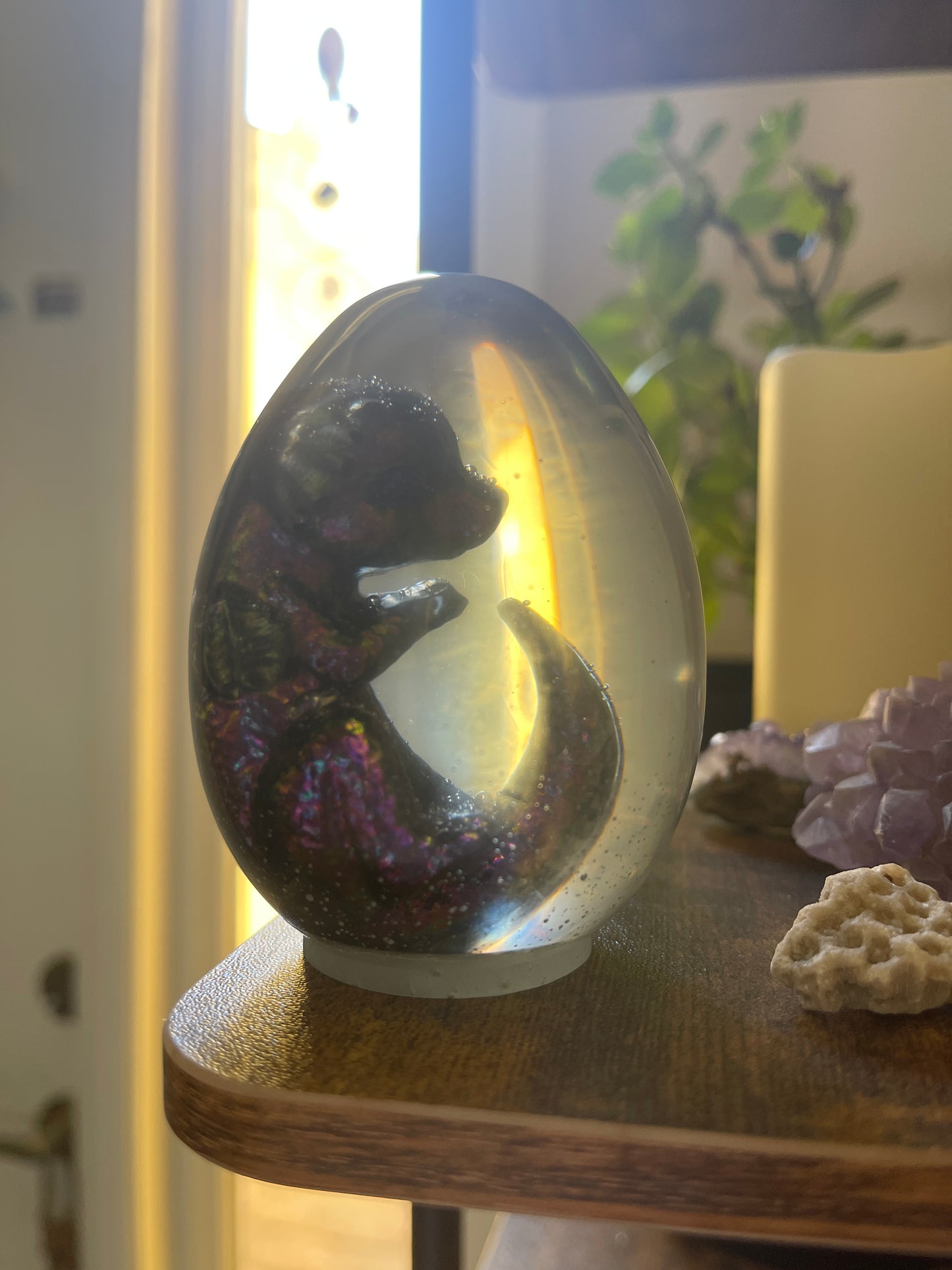Handmade Resin Dragon Egg – One of a KindTiamiri