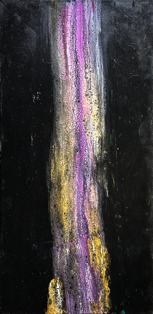 Original Abstract Painting 'Night Motion'