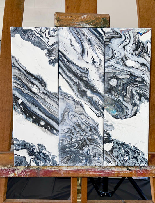 Original abstract paintings Spirit on Wind PWNinja