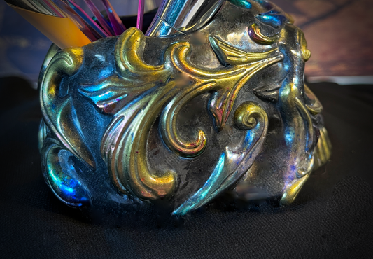 Black Resin Skull