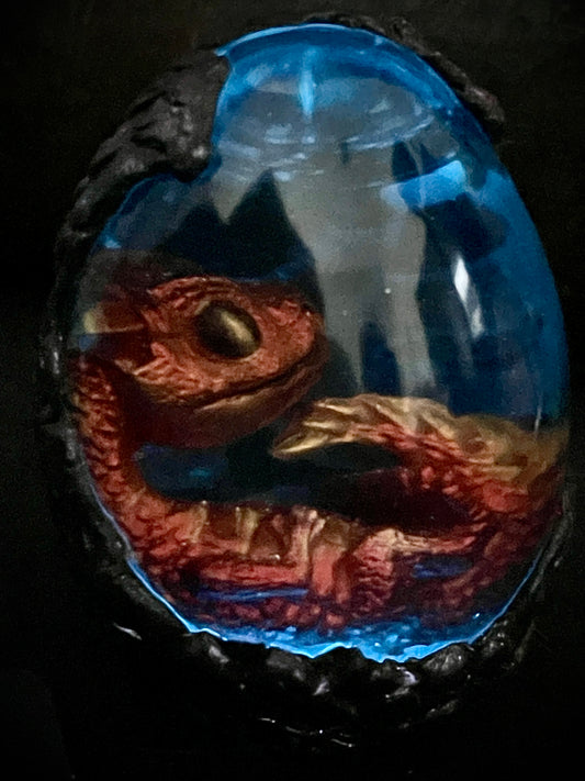 Handmade Dragon Egg "Nyxir" Bundle